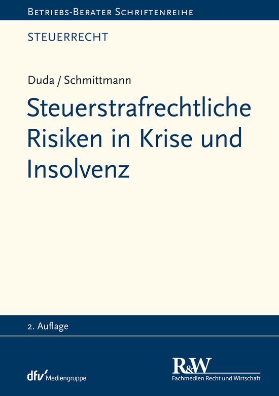 Betriebs-Berater Schriftenreihe/ Steuerrecht - Steuerstrafre ... - cover