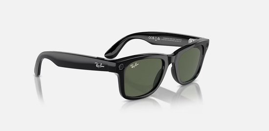 Ray-Ban | Meta - Wayfarer Noir Brillant - Transitions Vert - Gen 2