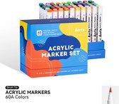 50 couleurs de base, 4 couleurs métallisées, 6 couleurs néon