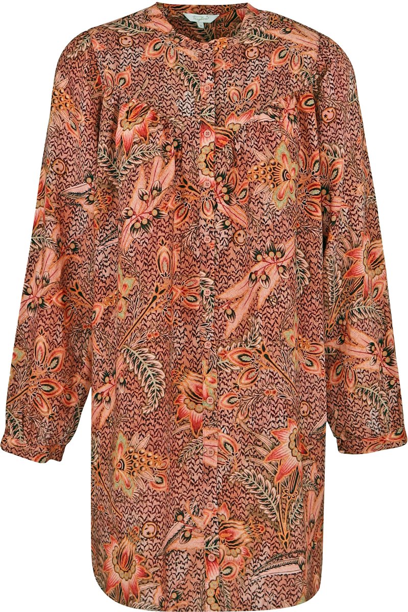 Frogbox • korte blouse jurk flower • maat 36