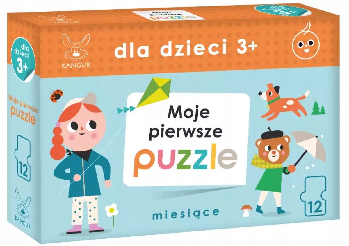 Mijn eerste Puzzel. Maanden - Educatief speelgoed van Kangur