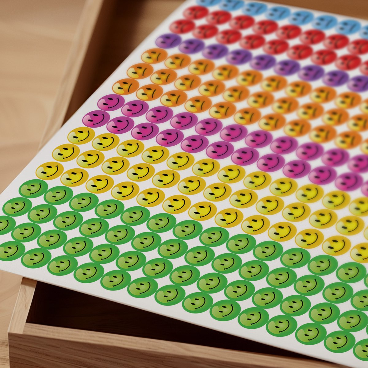 Beloningsstickers Smiley - 1104 Smiley Stickers met Emoties - Feedback Stickers — afbeelding 2