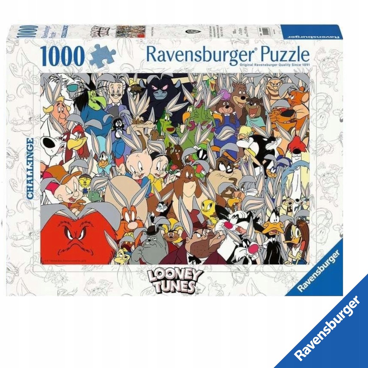 Ravensburger Puzzel 1000 Stukken Looney Tunes Challenge
