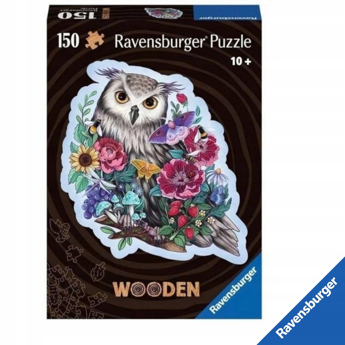Ravensburger Houten Puzzel 150 Stukjes - Uil