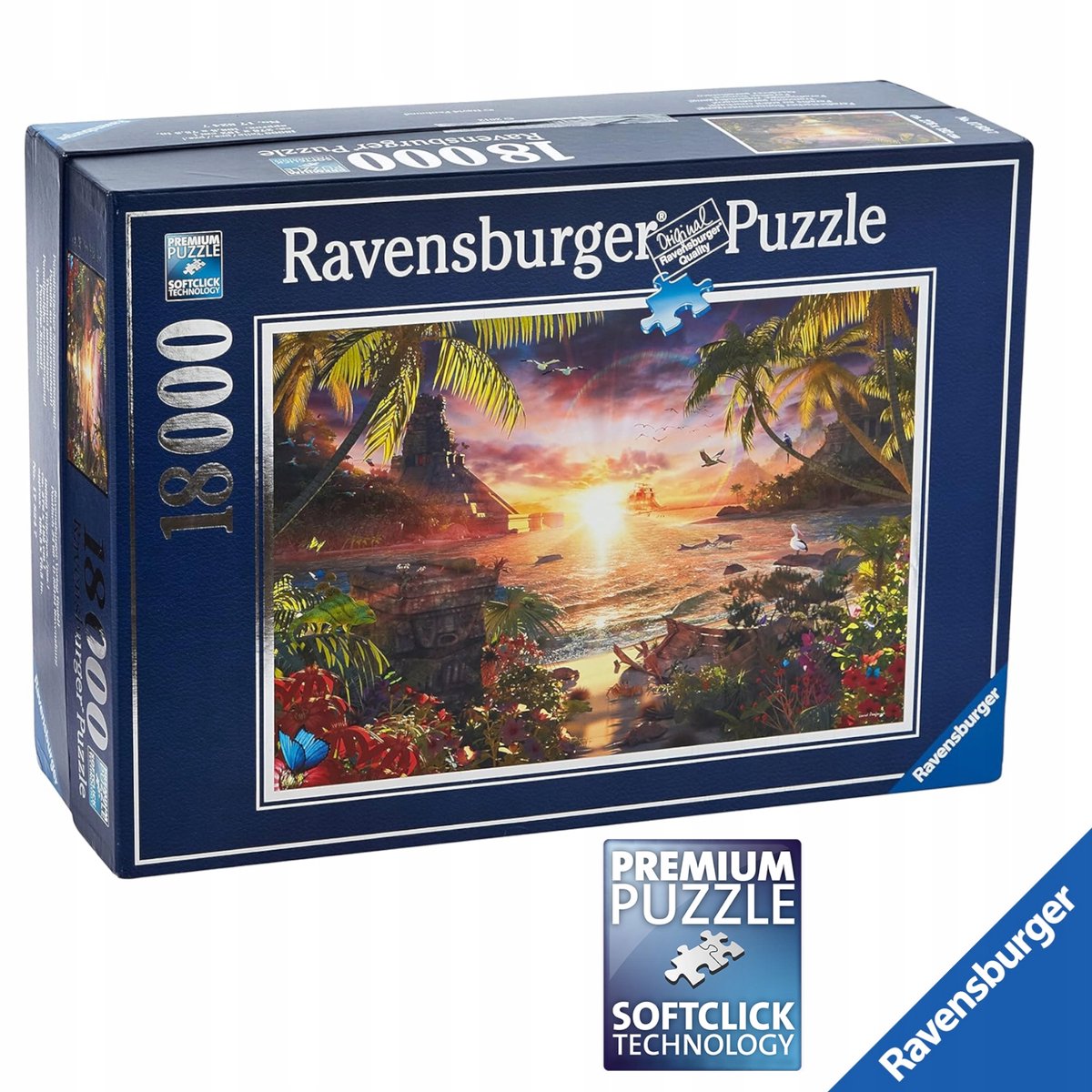 Ravensburger Premium Puzzel 18000 Stukjes Paradijselijke Zonsondergang