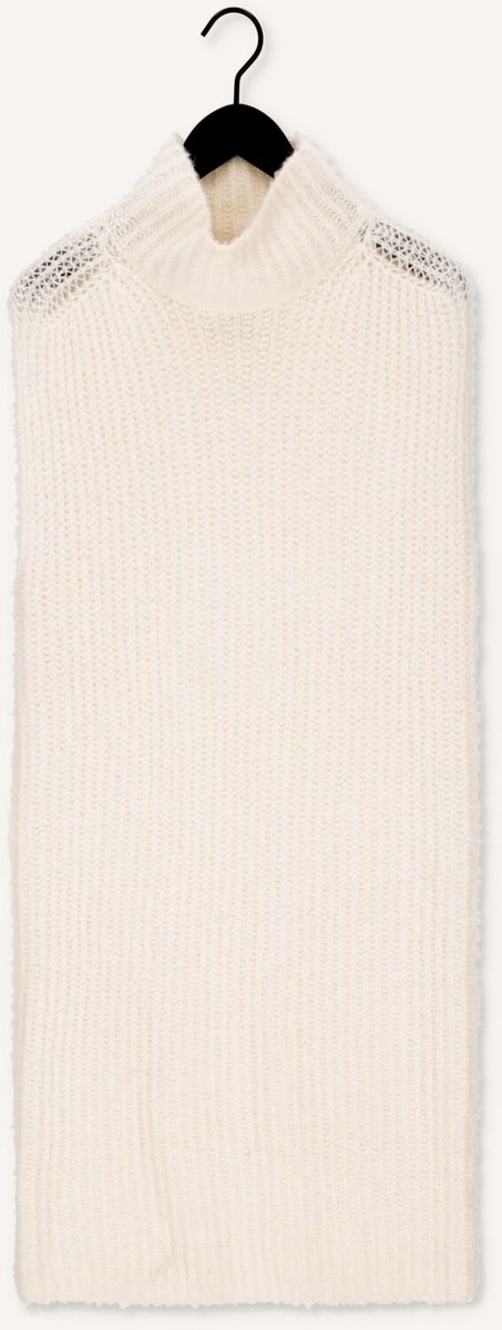 10DAYS Turtle Neck Dress Dames - Jurk - Ecru - Maat XS