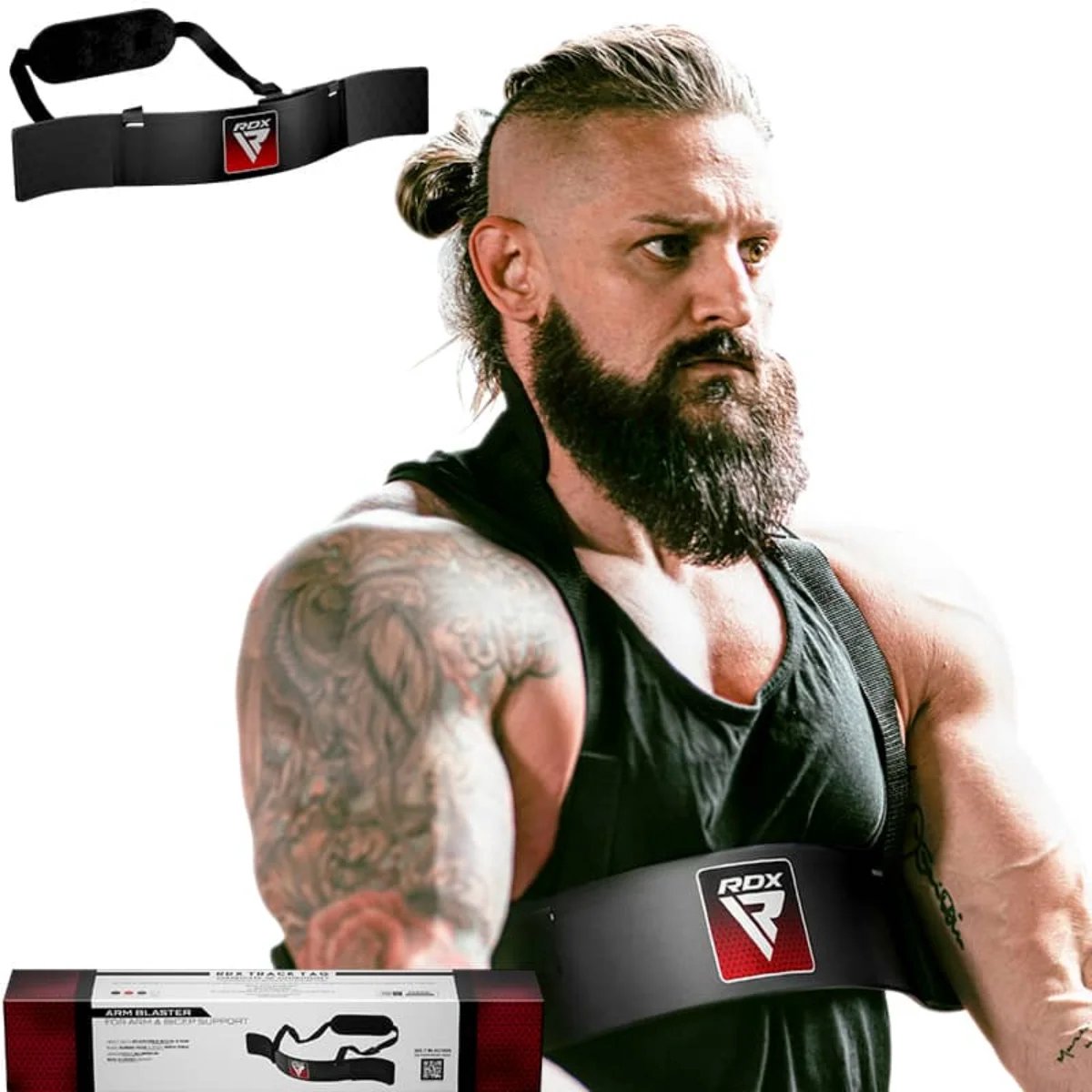 RDX Sports RDX T2 Arm Blaster Zwart