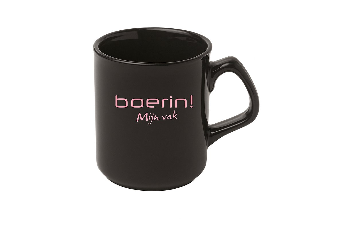BOERIN! Mijn vak - Theemokken met Oor - Koffiekopje - Koffiemok - Mok - 250 ml - Aardewerk
