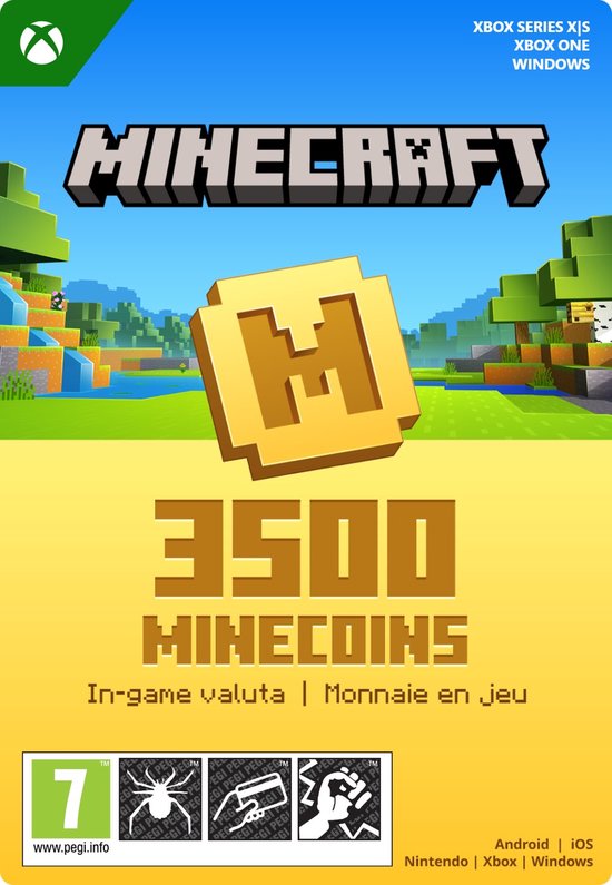 Microsoft Minecraft Minecoin Pack: 3500 Coins