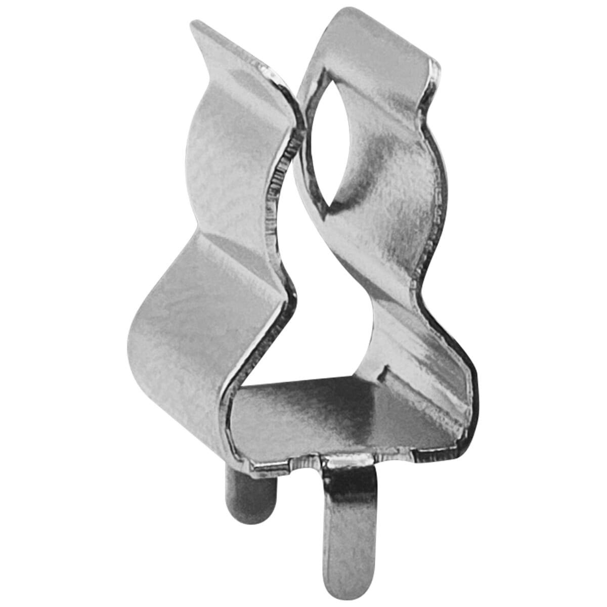 VLTG Zekeringhouder Clips 6.3x32mm - Inbouw op printplaat - Geschikt voor 6.3x32mm glaszekering - 2 stuks