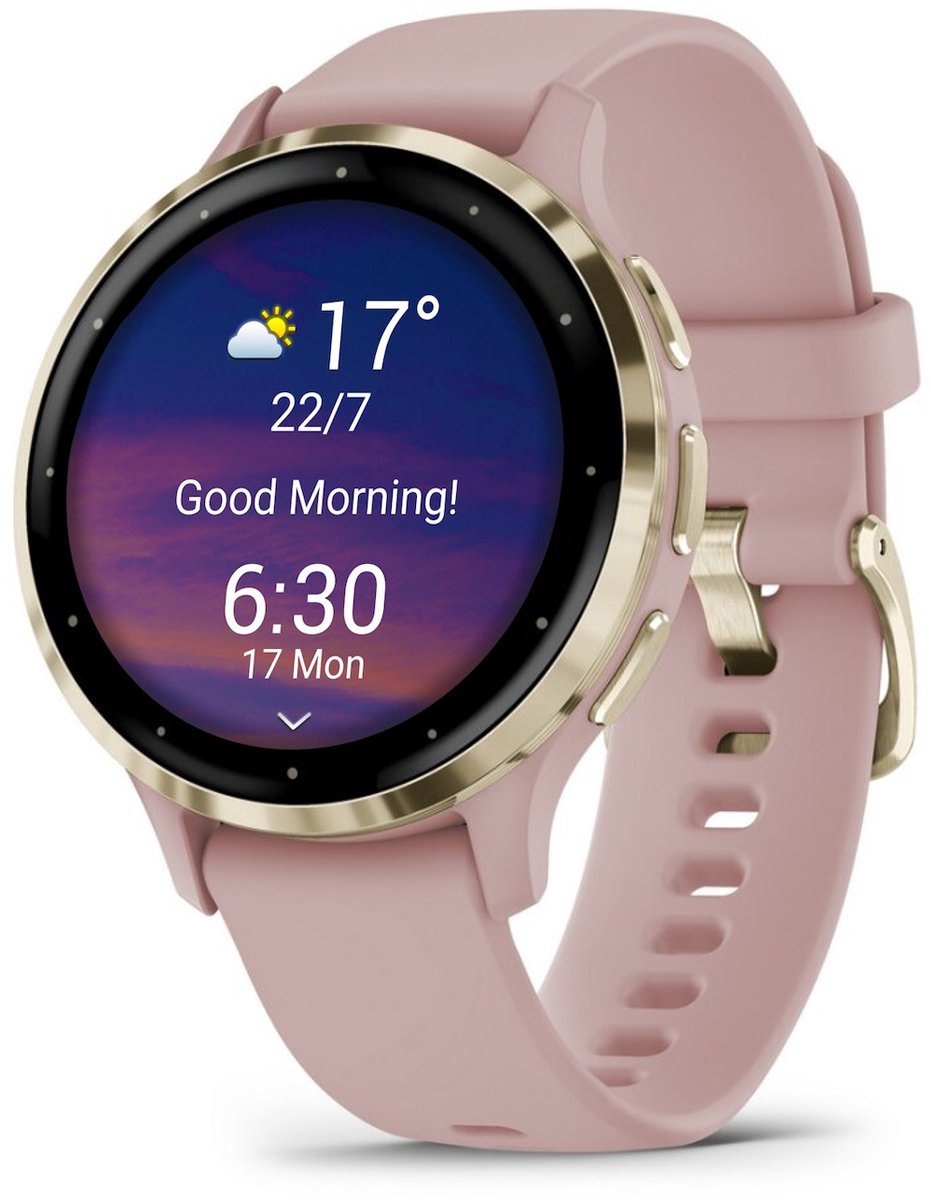 Garmin Venu 3s Smartwatch met AMOLED-Scherm 41mm Dust Rose