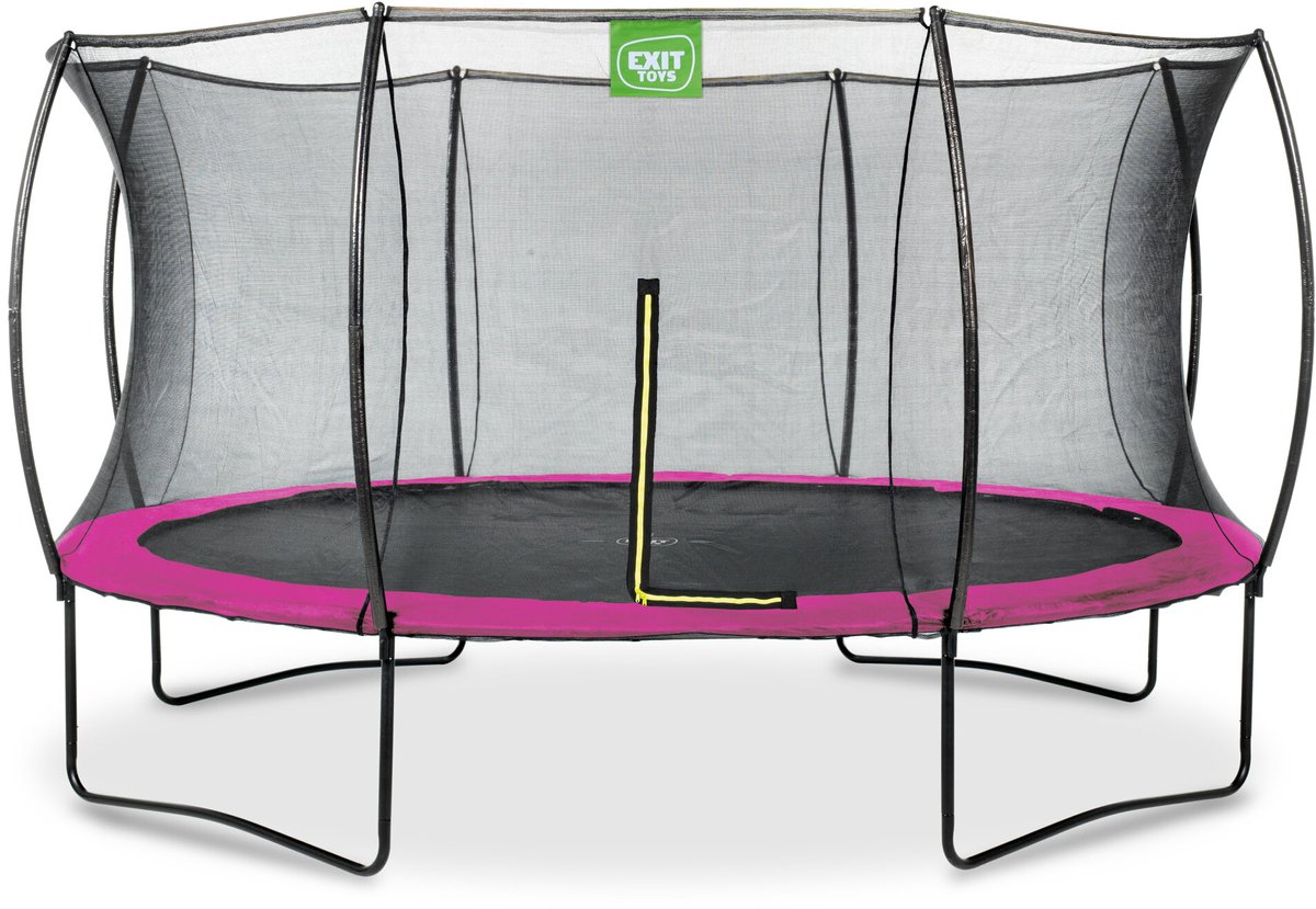 EXIT Silhouette trampoline ø427cm - roze