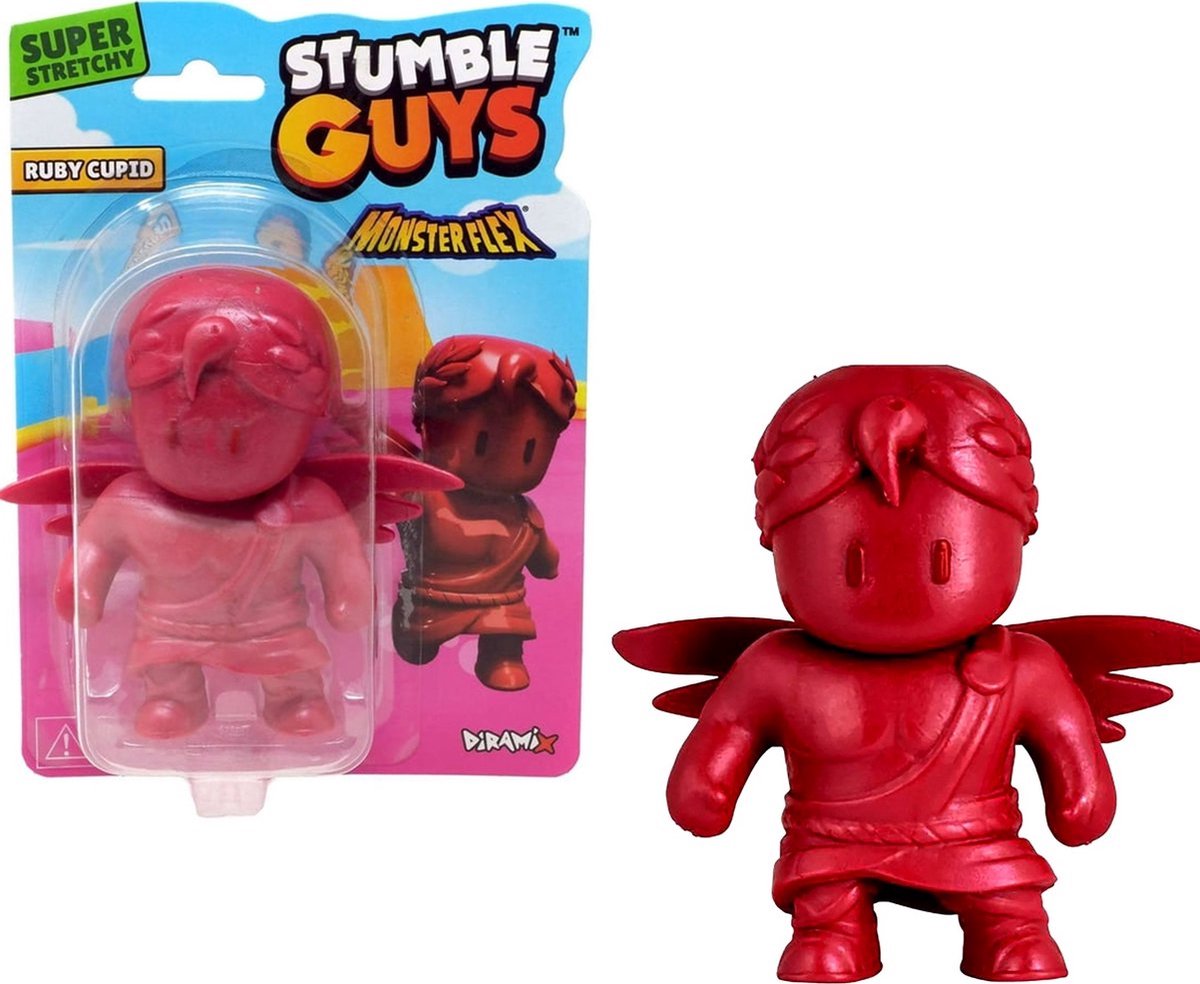 Stumble Guys Monster Flex Ruby Cupid - Fidget - Stressbal - 13 cm