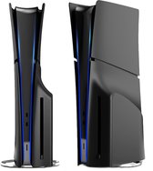 Playstation 5 Slim Faceplates Disc Edition (niet geschikt voor standaard PS5 & PS5 Pro) - Inclusief Mid Skin - Accessoires - Faceplate - Cover - Plate - Skin - Zwart