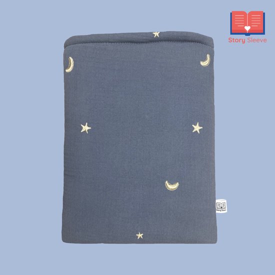 Story Sleeve - Book Sleeve / E-reader Sleeve Sterrenstof - 27 x 23 cm - Ook geschikt voor E-reader - Boekenhoes - Boekbeschermer - Boekhoes - Booksleeve - Voor boek van Story Sleeve — afbeelding 5