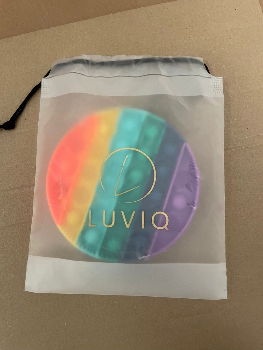 LUVIQ Pop It Fidget Toy - Premium Materiaal - Fidget Toys voor Kinderen & Volwassenen - Sensorisch Speelgoed - Regenboog - Rond — cadeau in Spellen & Speelgoed - foto 2