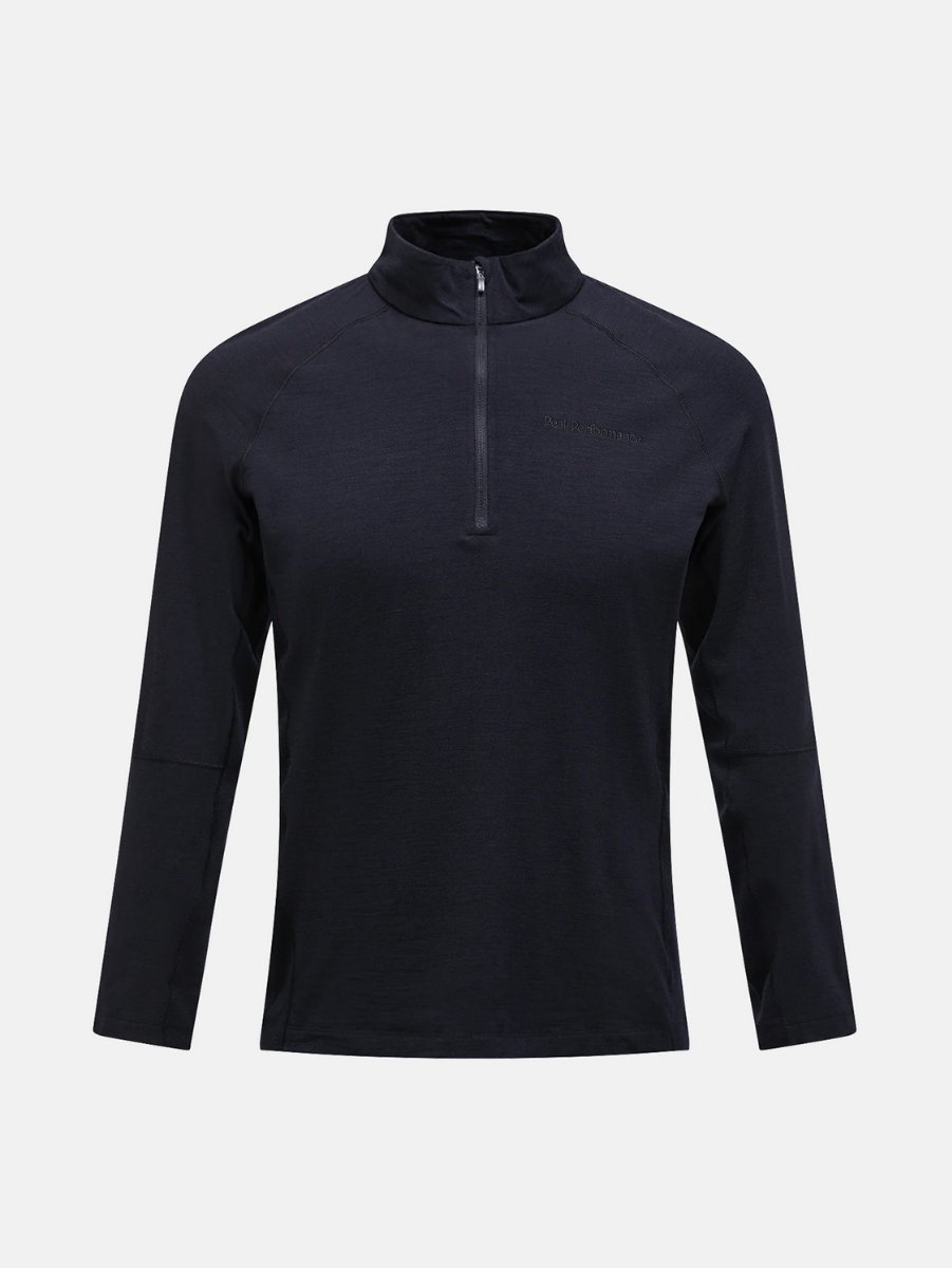 PEAK PERFORMANCE MEN’S MAGIC HALF ZIP Zwart