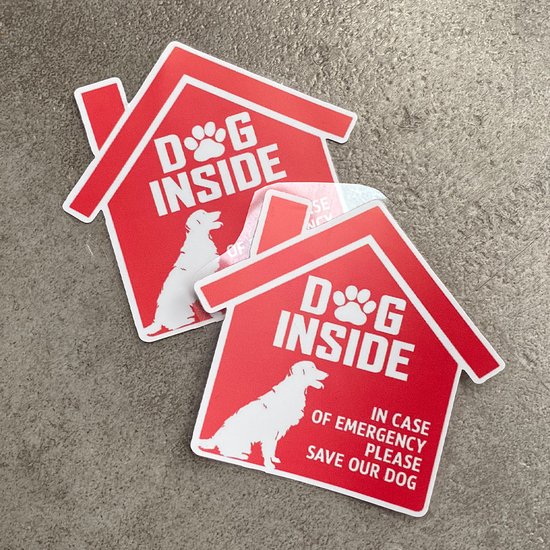 Autocollant d’alerte pour animaux de compagnie | Autocollant d'alerte pour animaux de compagnie pour les pompiers des services d'urgence