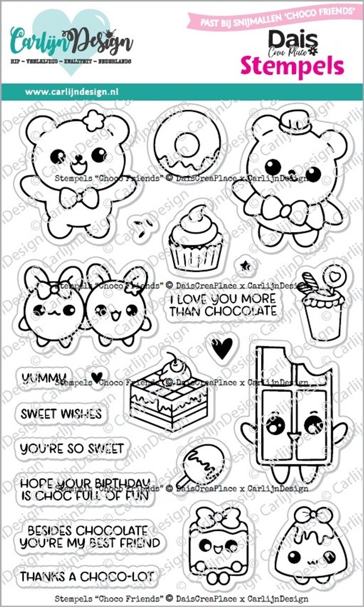 Stempels Choco Friends