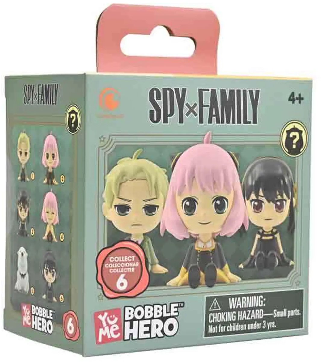 YuMe Bobble Hero Toys Spy x Family speelfiguur 6 cm - Blind Box - Merchandise