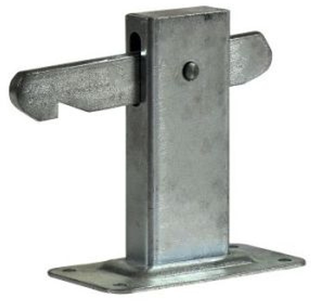 Deurvastzetter met vloerplaat 120x60 mm verzinkt