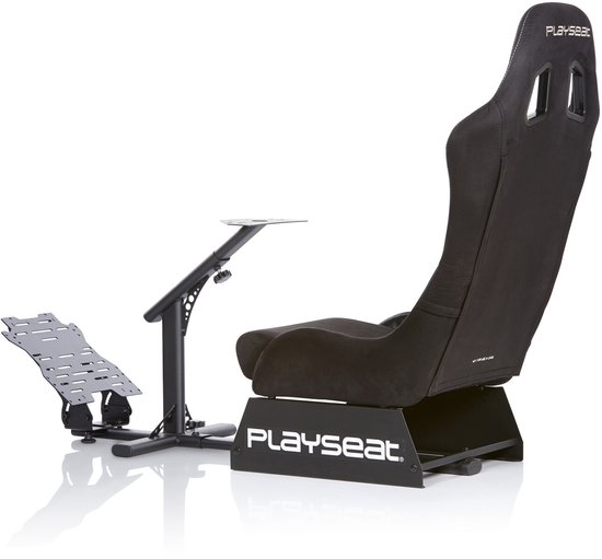 Playseat® Evolution Racestoel - Verstelbare Race Cockpit - Inklapbaar - Alcantara - Zwart