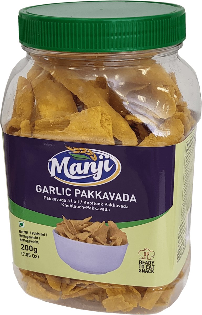 Manji - Garlic Pakkavada - Snack - 3x 200 g