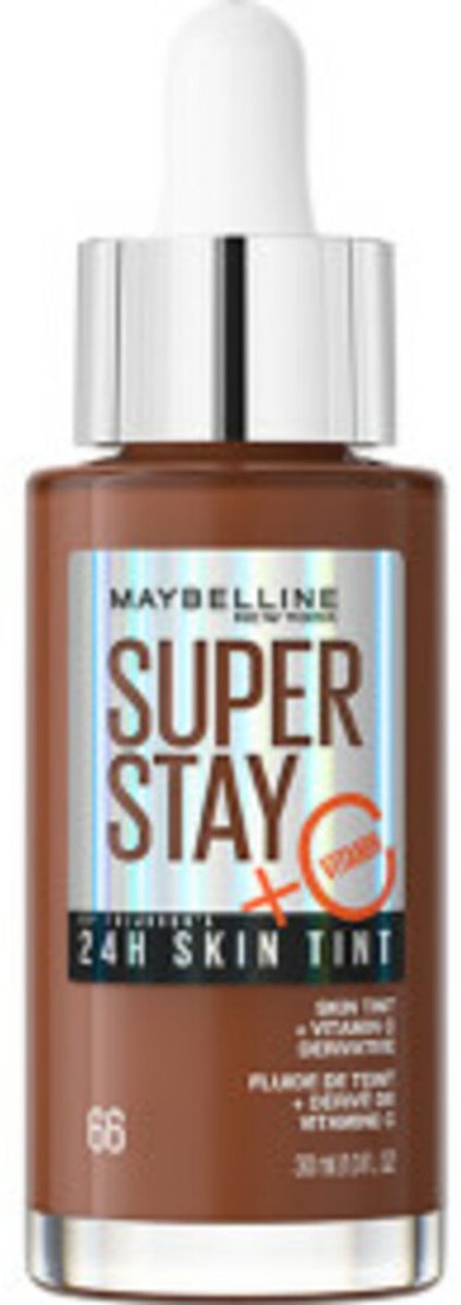 Maybelline - SuperStay 24H Skin Tint Foundation 66 - 2 x 30 ml - Voordeelverpakking