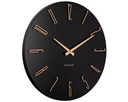 Karlsson Wandklok Esmerado - Zwart - 40x40x40cm - Wandklok Modern