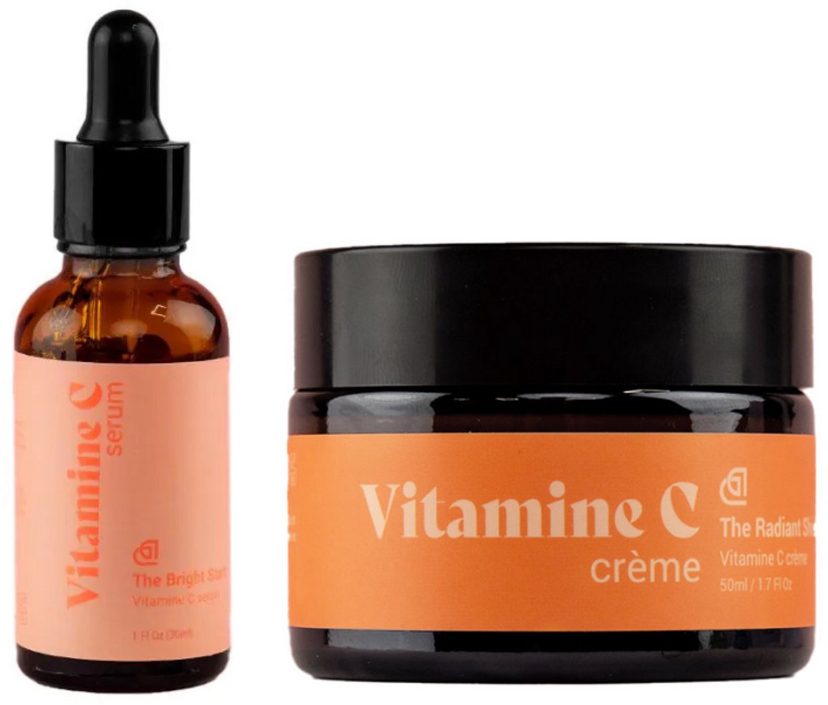 Dermarolling Vitamine C Serum en Gezichtscrème