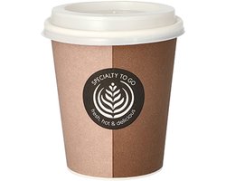 10 st. 10st. To Go Koffiebekers met deksel Speciality to Go    200 ml