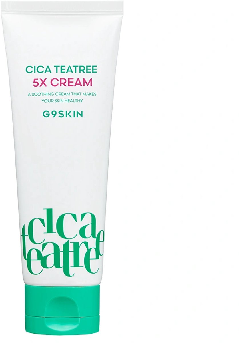 G9SKIN Cica Teatree 5X Crème / Verzachtende Moisturizer met Centella Asiatica en Tea Tree Extract 80 ml
