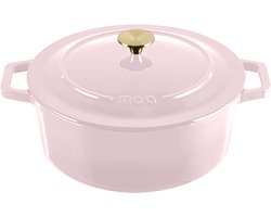 MOA Gietijzeren Braadpan - 7,2L Stoofpot - Voor Alle Warmtebronnen incl. Inductie - Met Deksel - Ø…