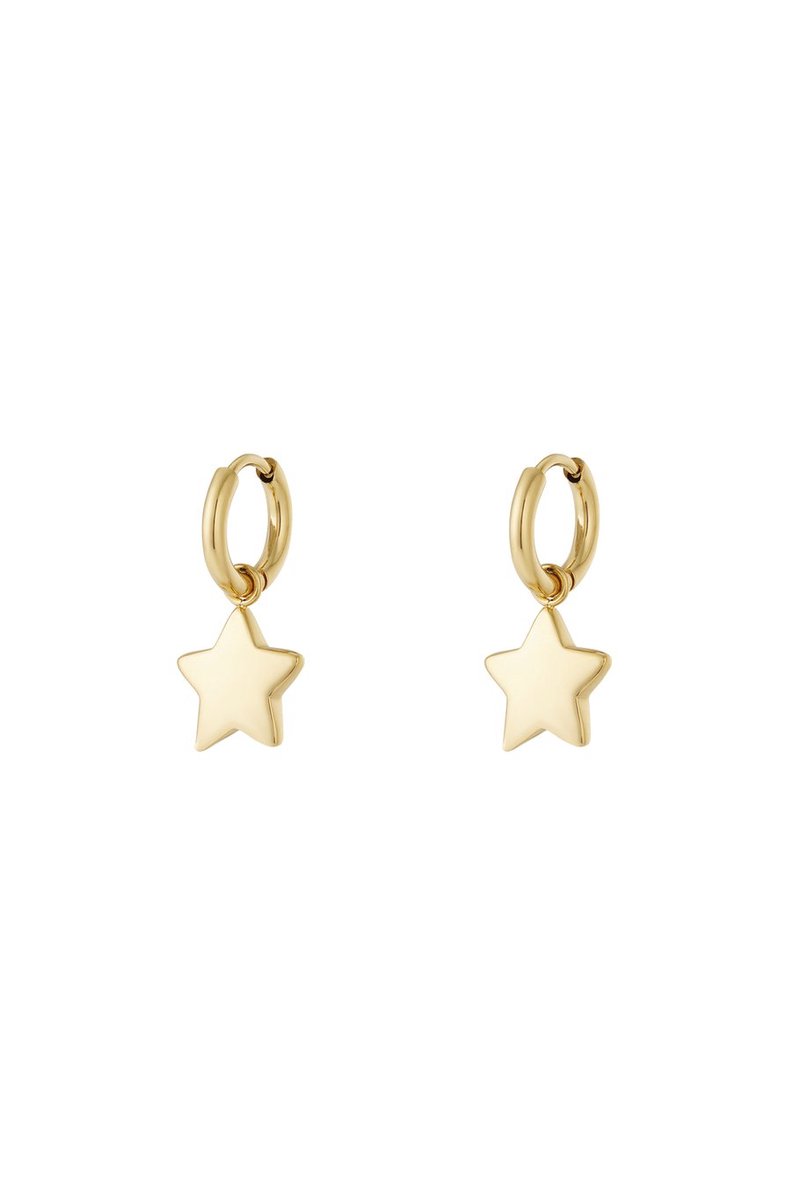 Tiny Star oorbellen Gold