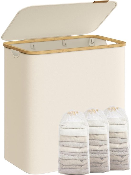 Ribelli Wasmand 60 cm met handgrepen mand kledingmand huishoudmand