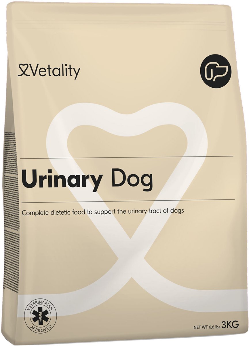 Vetality Urinary Dog - 2 x 3 kg - Hondenvoer - Brokken