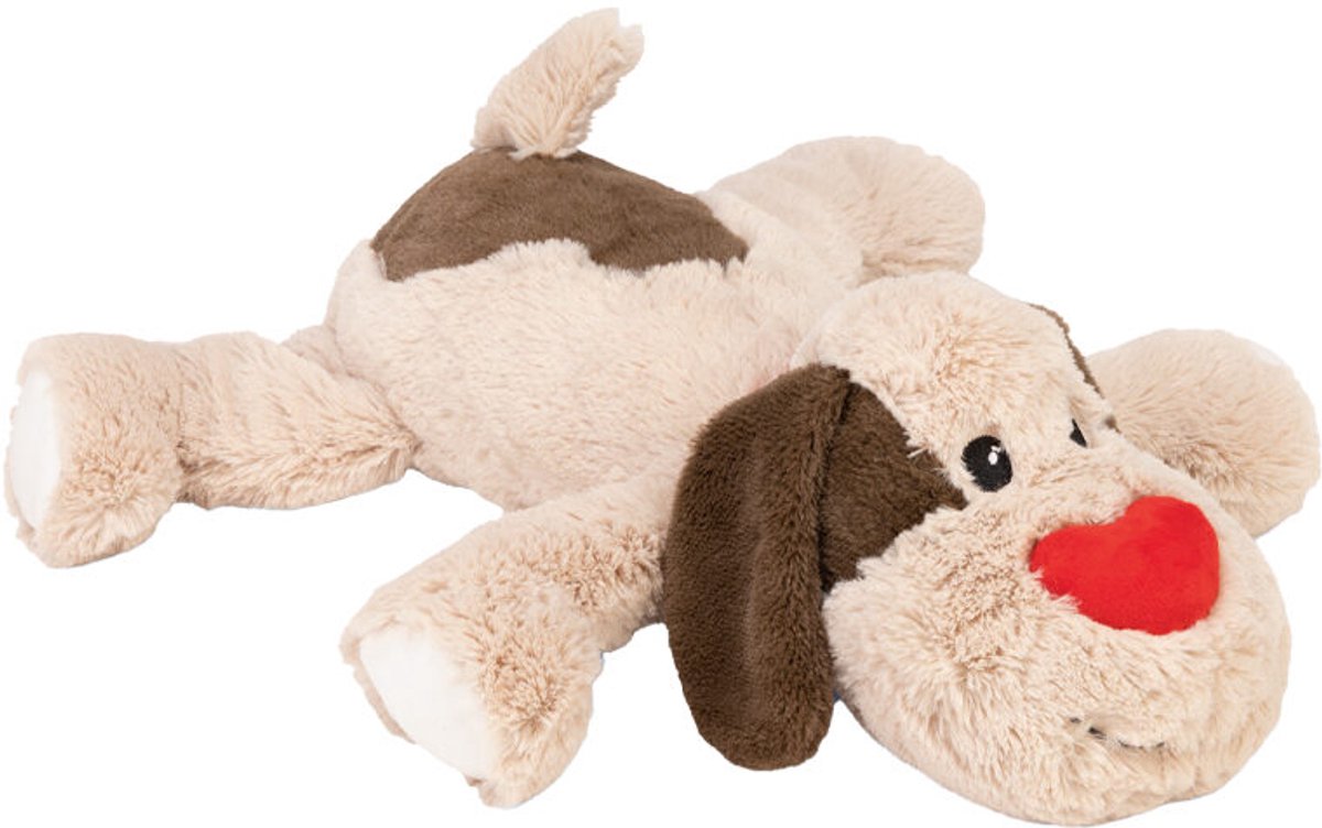 Beeztees XL-Knuffel Ties - Hondenspeelgoed - Pluche - Wit - 48x46x11 cm thumbnail 4