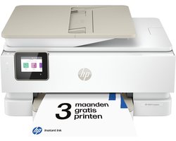 HP ENVY Foto Inspire 7920e - All-in-One Printer - Multifuncionele Fotoprinter - ADF - Geschikt voor Instant Ink - Beige