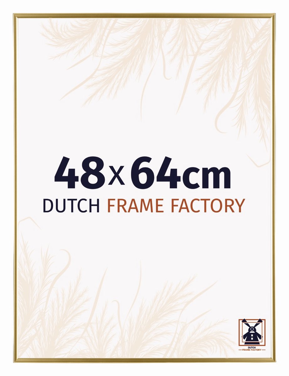 Dutch Frame Factory Fotolijst 48x64 cm - Kunststof - Goud - Easy