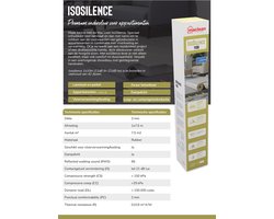 Ondervloer IsoSilence - 11dB - 1x7,5m
