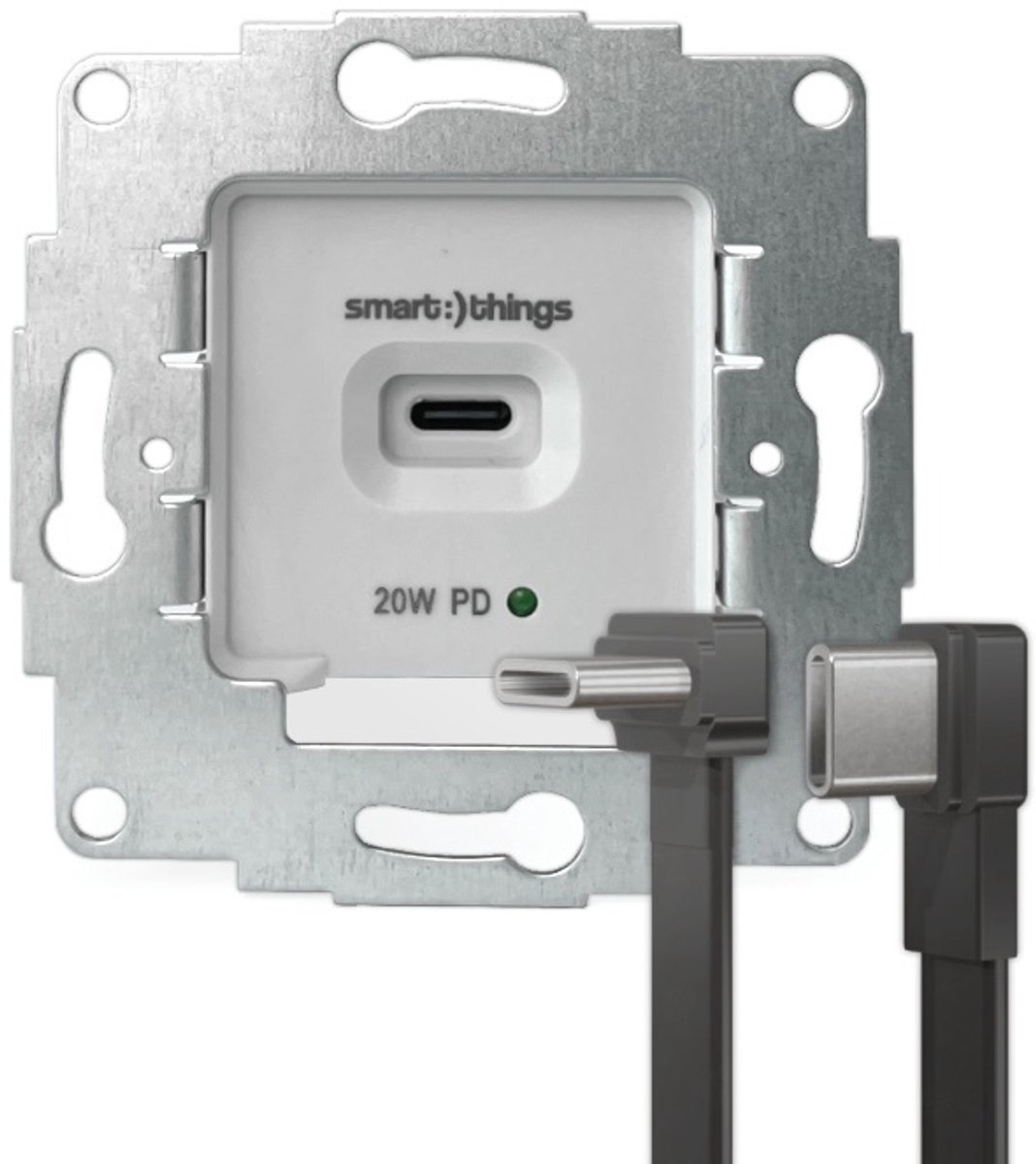 sCharge 20W inbouw voedingsadapter 230V met USB-C