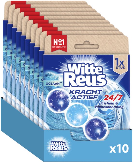 Witte Reus Kracht Actief Boost Oceaan toiletblok – 10 stuks
