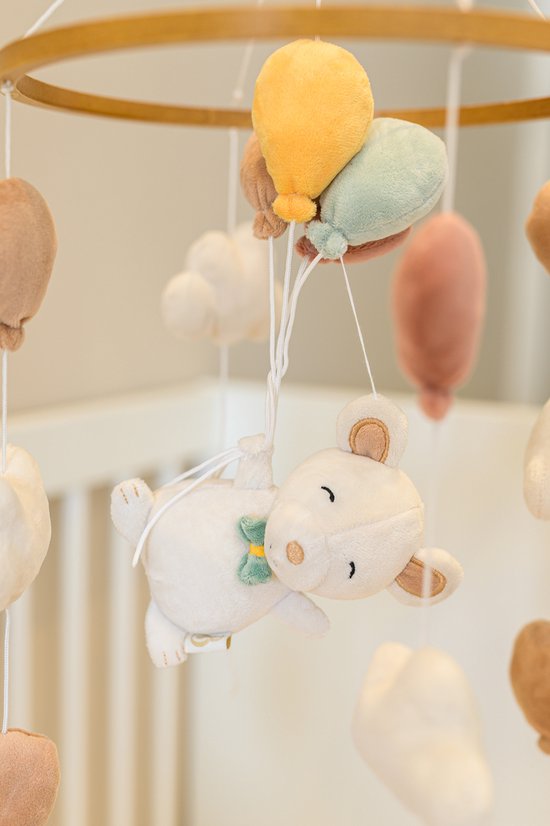 Babiem® Sam - Muziekmobiel Baby - Muis - Incl. Muziekdoosje - Muziekhanger - Boxmobiel - Muziekdoosje Baby - Geen Batterijen Nodig van Babiem — afbeelding 2