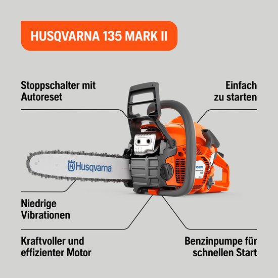 HUSQVARNA 135 II Kettingzaak van Husqvarna — afbeelding 3