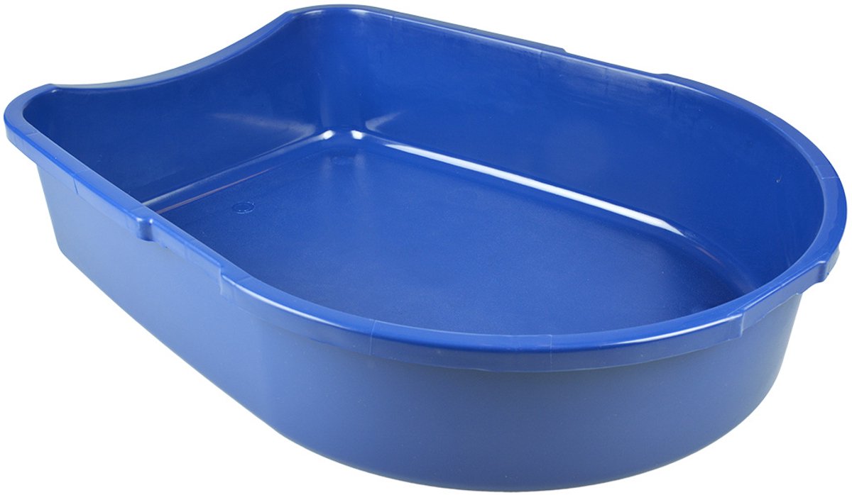 Ebi - Kattenbak - Kat - Onderbak 'u' Kattentoilet Eclips/space 60 56x42x12cm Blauw - 1st