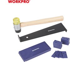 WORKPRO WP204302 Vloerinstallatieset – Compleet voor Laminaat, PVC en Hout – Professioneel vloeren leggen