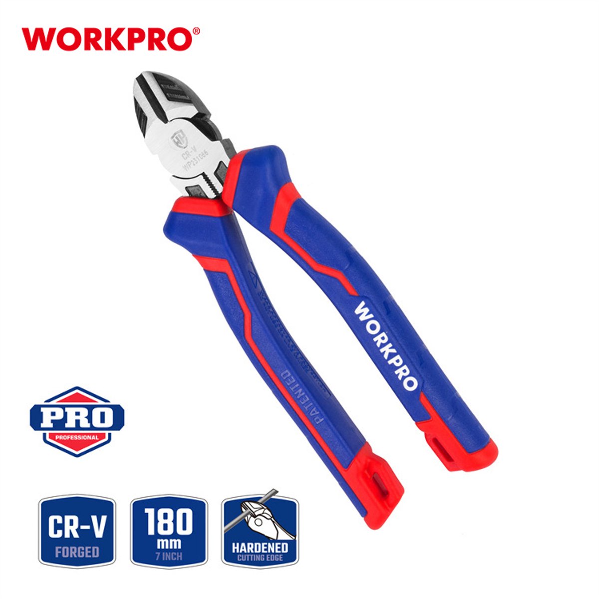 WorkPro WP231066 Universeel Zijkniptang 180 mm