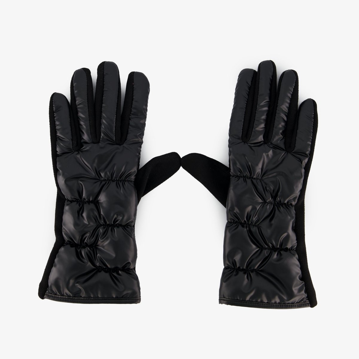 Dames PU handschoenen zwart