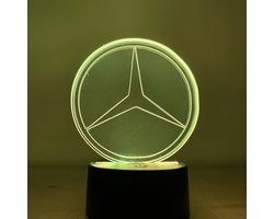Ledlamp - Mercedes - Nachtlamp - Met afstandsbediening
