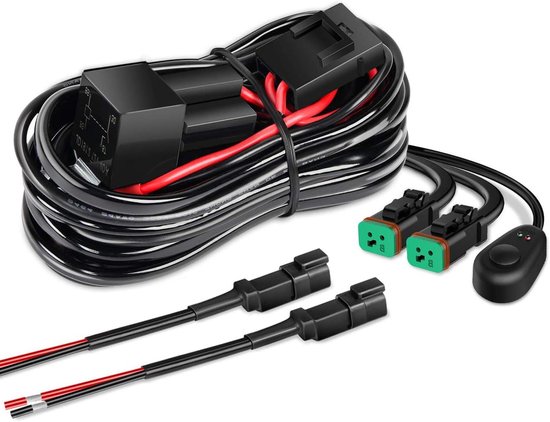 Gebildet 2 stuks JD1912 Auto-Relais Harnas 12V 40A 4-Pin SPST 12AWG